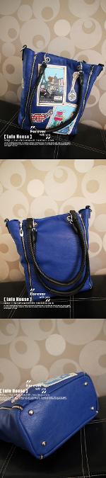 Pre-orderกระเป๋า Luluhouse รุ่น LL115blu1  สีน้ำเงินSapphire blue Pre-order ชิ้นเดียวก็ได้